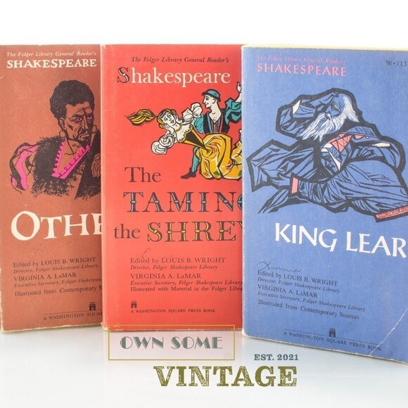 Shakespeare Playwrights | Othello, King Lear, Taming of the Shrew | Vintage - Picture 6 of 6